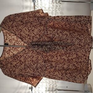 Shein Curve floral blouse